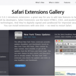 Safari Extensions Gallery