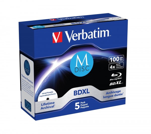 Verbatim Blu Ray writer 100 GB BDXL M-Disc nerdvana