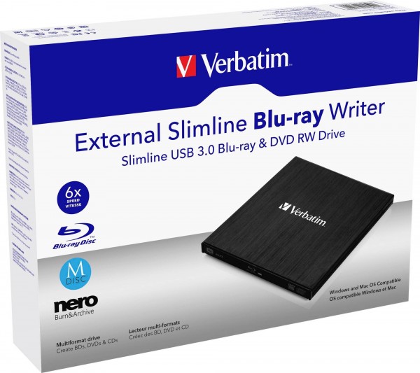 Verbatim Blu Ray writer nerdvana